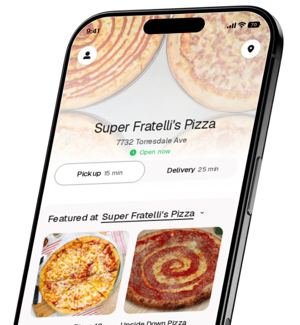 Super Fratelli's Pizza app preview