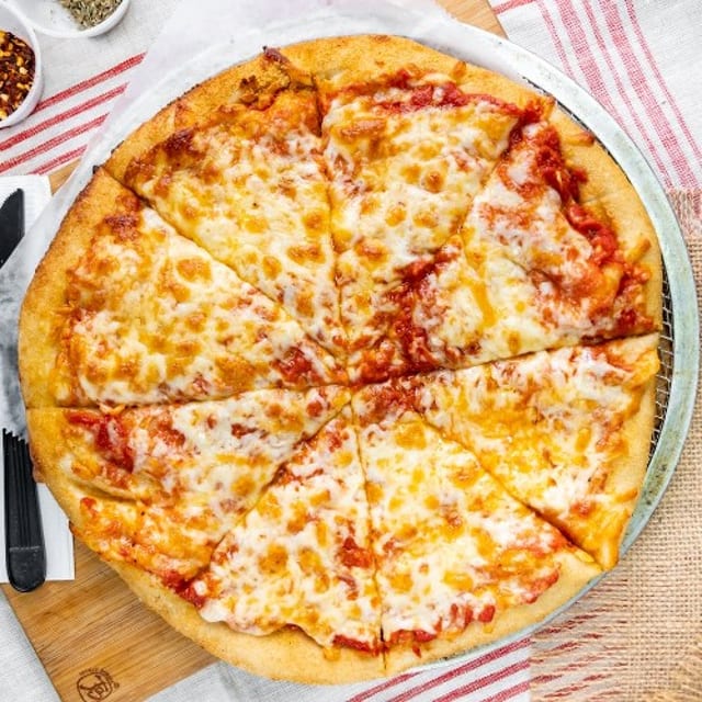 Plain Cheese Pizza 12" Small.