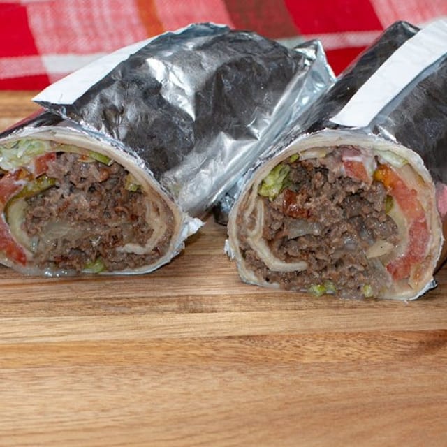 Cheese Steak Wrap.