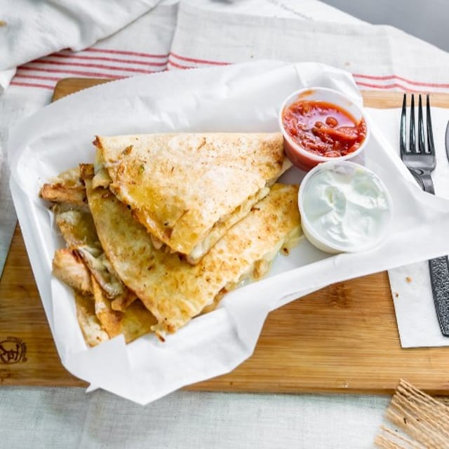 Buffalo Chicken Quesadilla.