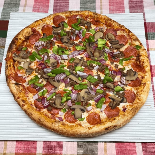 The Works Pizza 12" Small.