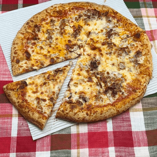 Cheesesteak Pizza 12" Small.