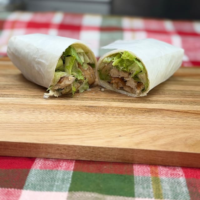 Grilled Chicken Caesar Wrap.